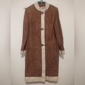 Vintage Leather and Suede Coat